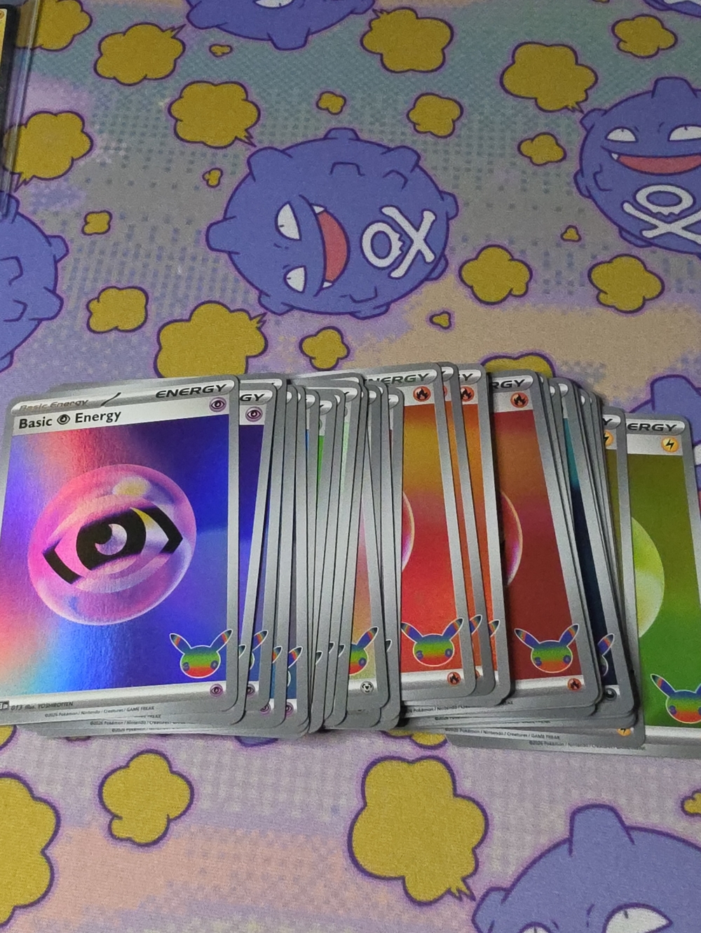 Pokemon 30th Anniversary Holo Energys